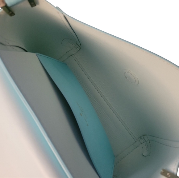 Kate Spade Sanders Place Avva Turquoise Studded Leather Crossbody Bag Purse EUC - Picture 15 of 16